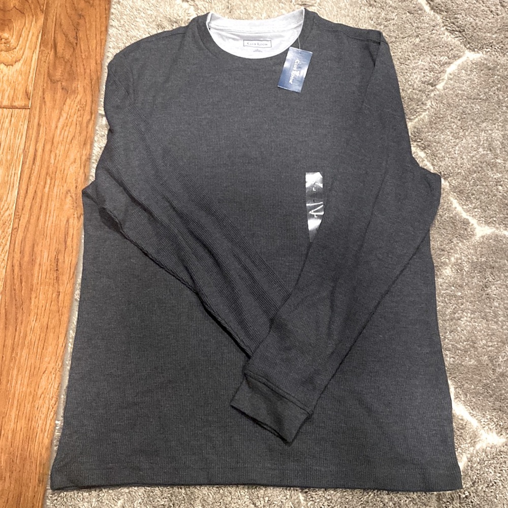 Grey LongSleeve with builtin grey undershirt